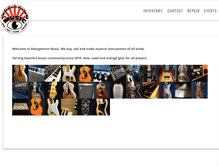 Tablet Screenshot of georgetownmusicstore.com